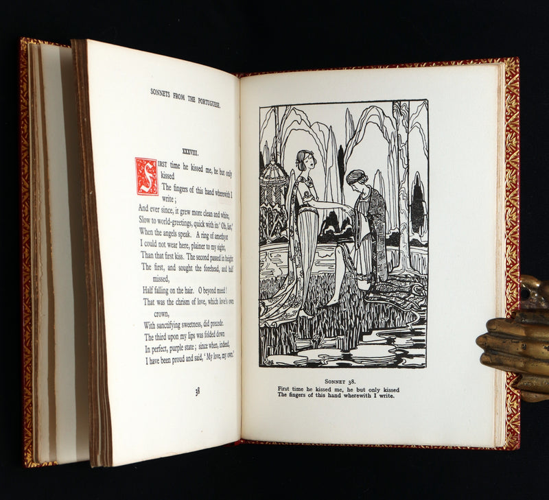 1922 Bayntun First Edition  Sonnets From the Portuguese Illustrated by L. Gaston