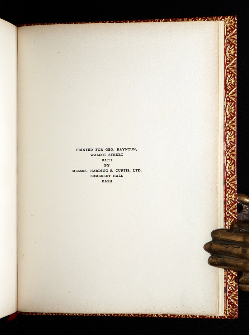 1922 Bayntun First Edition  Sonnets From the Portuguese Illustrated by L. Gaston