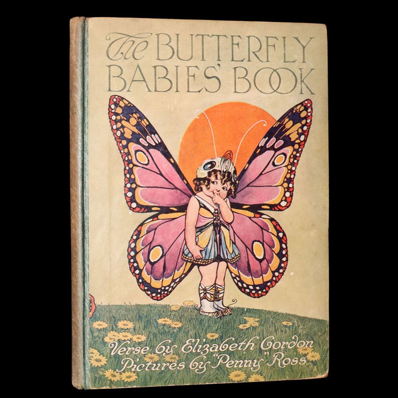 1914 First Edition - The Butterfly Babies Book Illustrated by M. T. (Penny) Ross