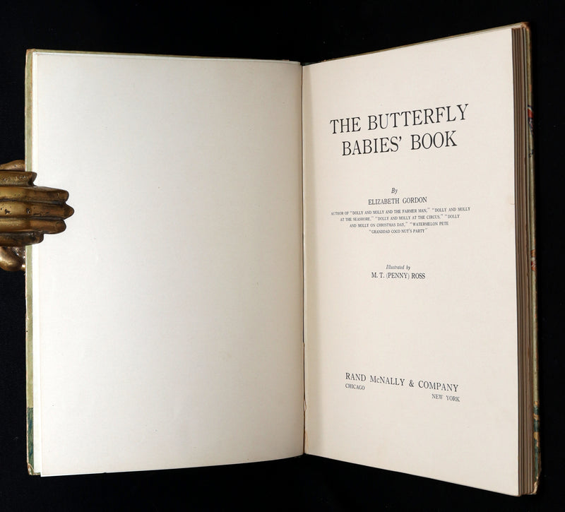 1914 First Edition - The Butterfly Babies Book Illustrated by M. T. (Penny) Ross