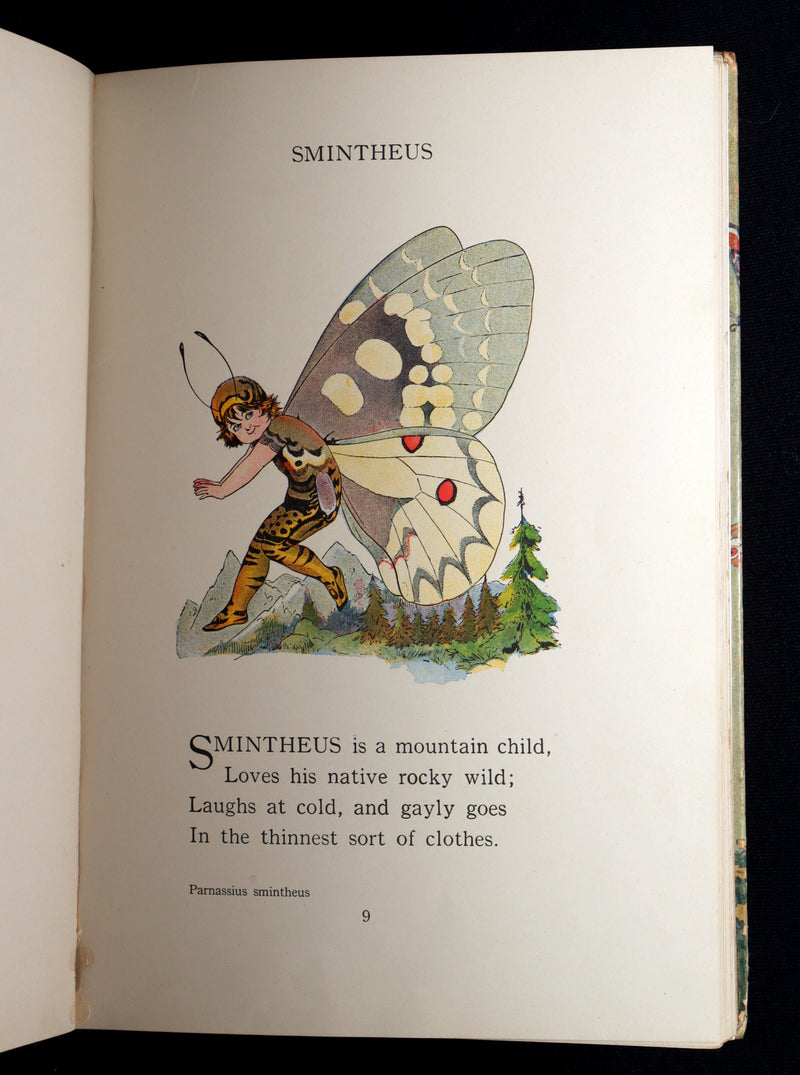 1914 First Edition - The Butterfly Babies Book Illustrated by M. T. (Penny) Ross