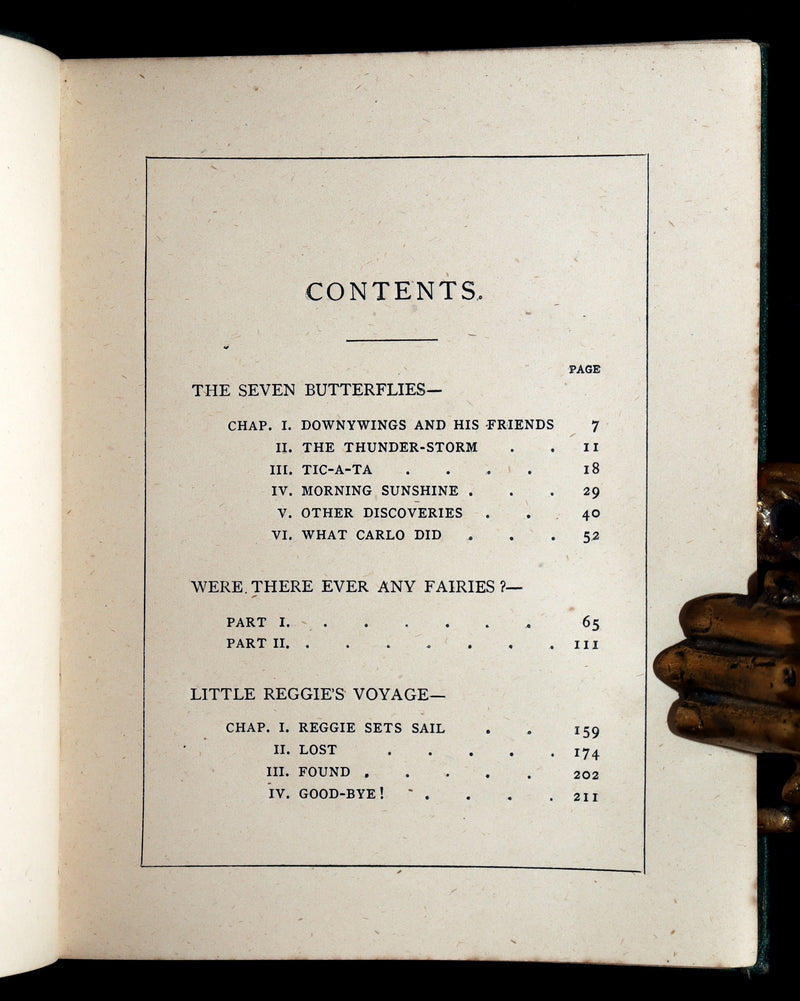 1873 Scarce Victorian Book - Butterflies and Fairies by Mary Albert, Illustrated
