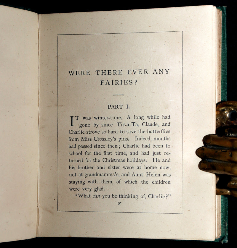 1873 Scarce Victorian Book - Butterflies and Fairies by Mary Albert, Illustrated