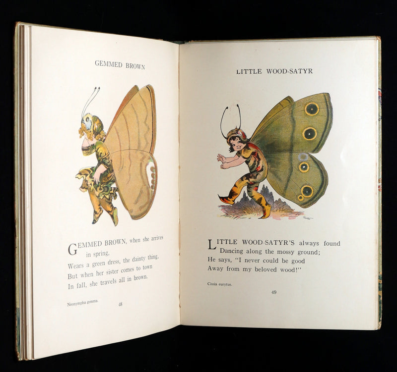 1914 First Edition - The Butterfly Babies Book Illustrated by M. T. (Penny) Ross