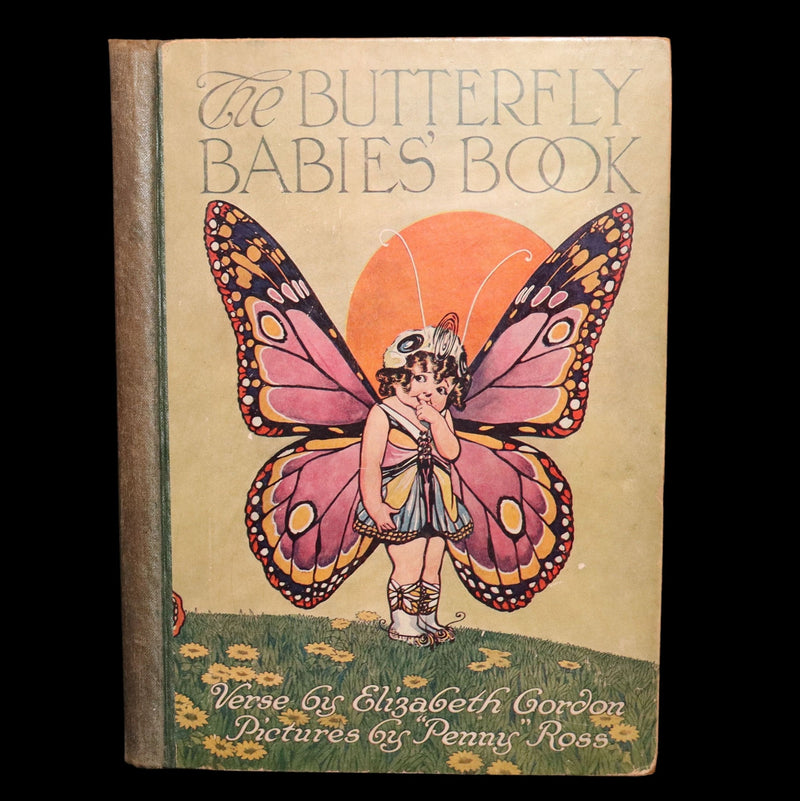 1914 First Edition - The Butterfly Babies Book Illustrated by M. T. (Penny) Ross