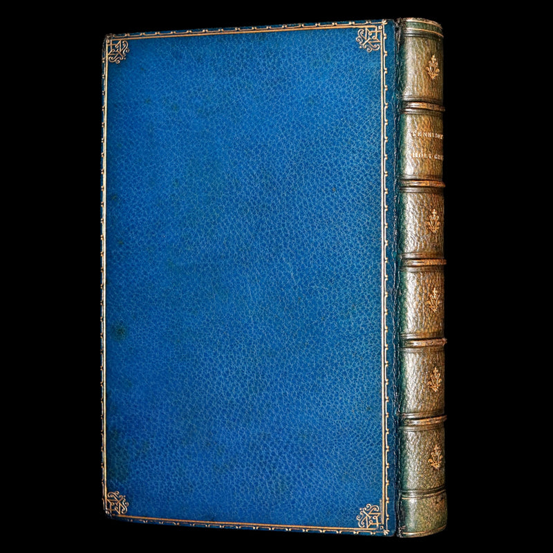 1874 Rare Zaehnsdorf Binding - Legend of King Arthur, The Holy Grail by Tennyson