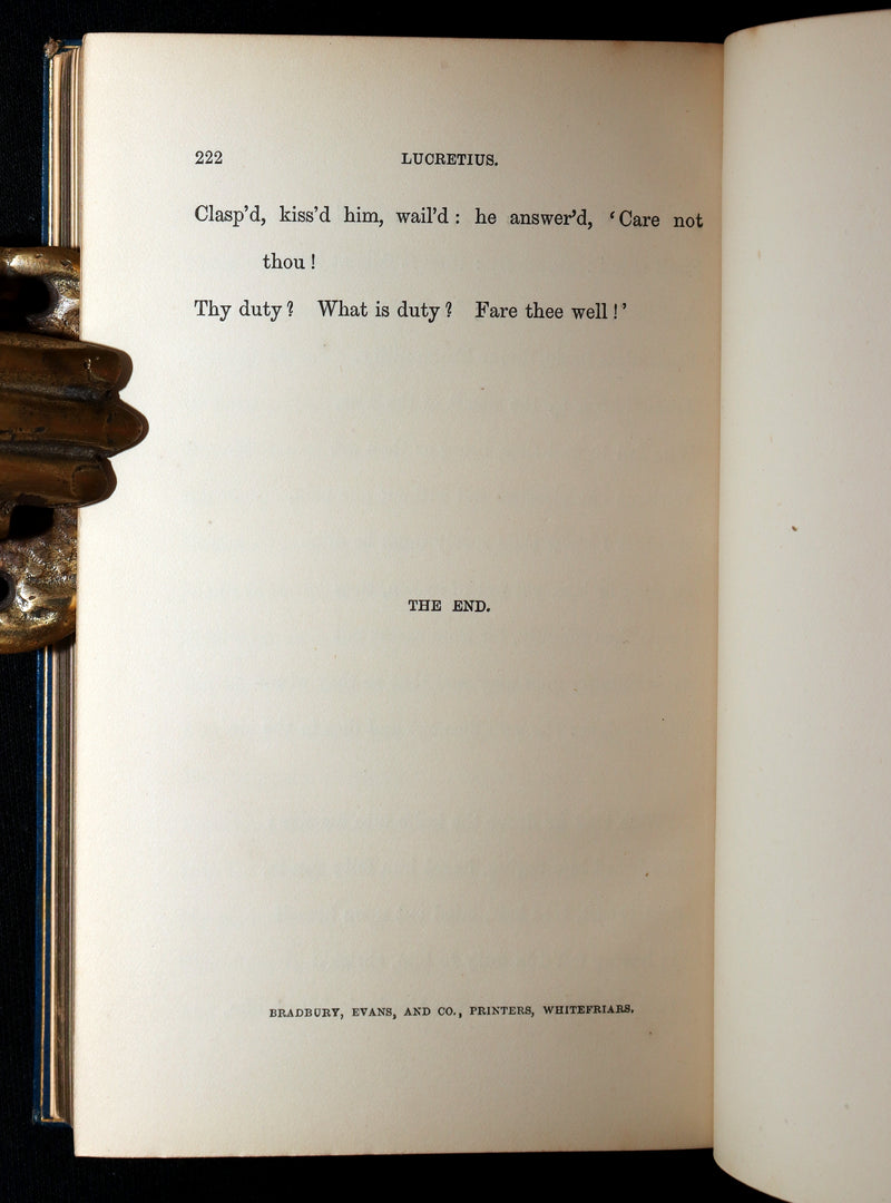 1874 Rare Zaehnsdorf Binding - Legend of King Arthur, The Holy Grail by Tennyson