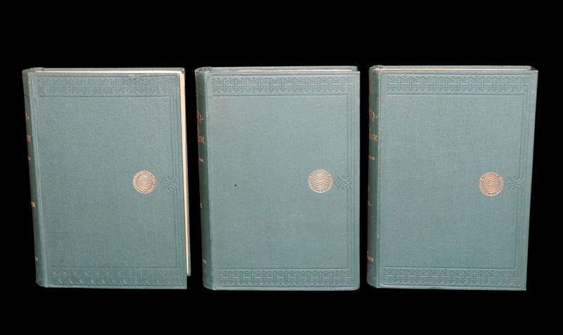 1893 Rare Book Set - The Earthly Paradise, a poem by William Morris