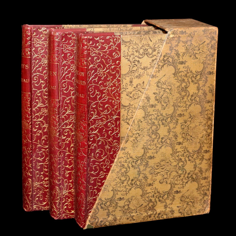 1888 Scarce Deluxe Edition - Walden; A Week on the Concord; Essays of Thoreau