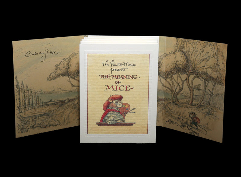 2002 Scarce Signed First Edition - The Meaning of Mice by Charles van Sandwyk