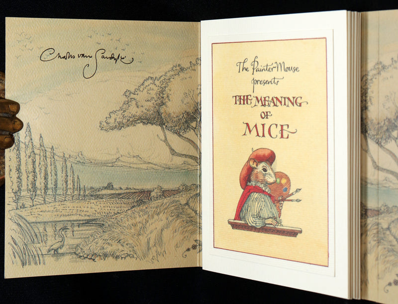 2002 Scarce Signed First Edition - The Meaning of Mice by Charles van Sandwyk