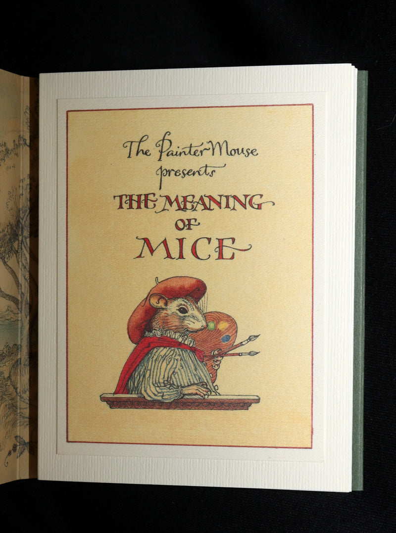 2002 Scarce Signed First Edition - The Meaning of Mice by Charles van Sandwyk