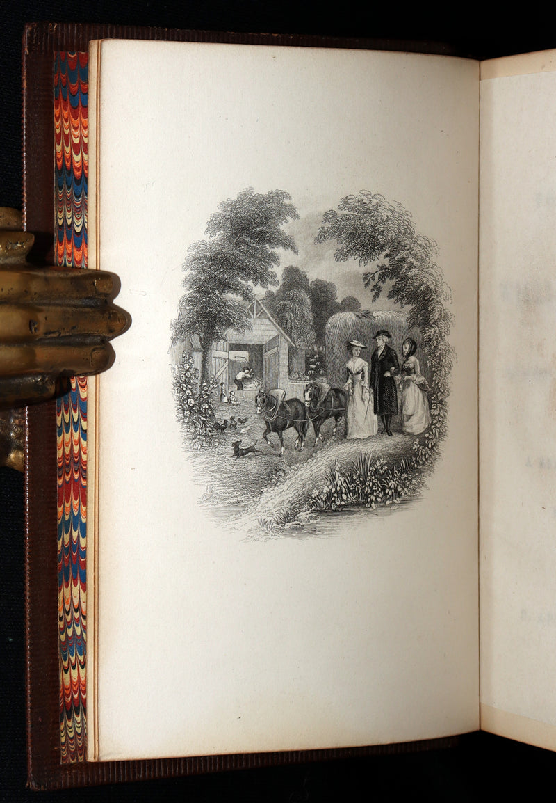 1859 Rare Book - The Complete Poetical Works of William Cowper, Illustrated