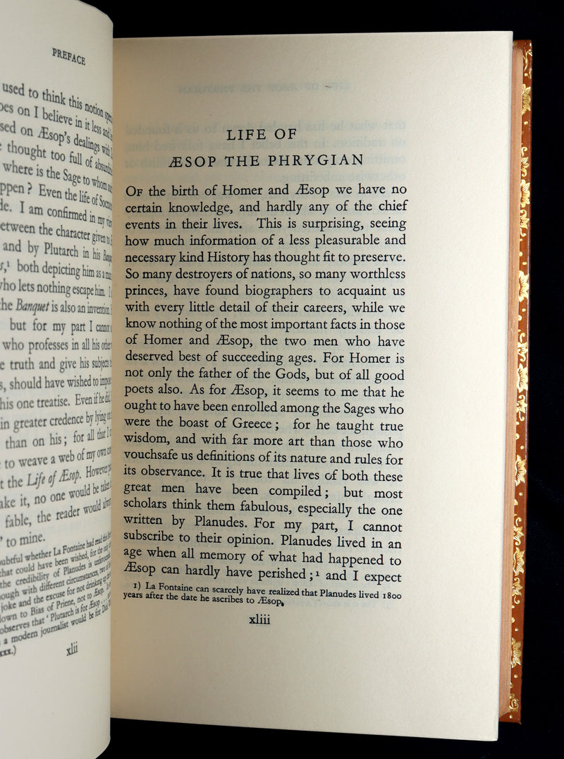 1933 Bayntun Binding- The Fables of De La Fontaine illustrated by Stephen Gooden