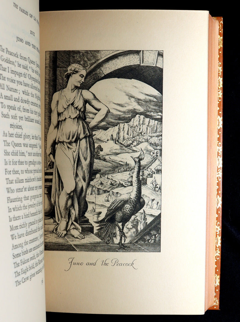 1933 Bayntun Binding- The Fables of De La Fontaine illustrated by Stephen Gooden