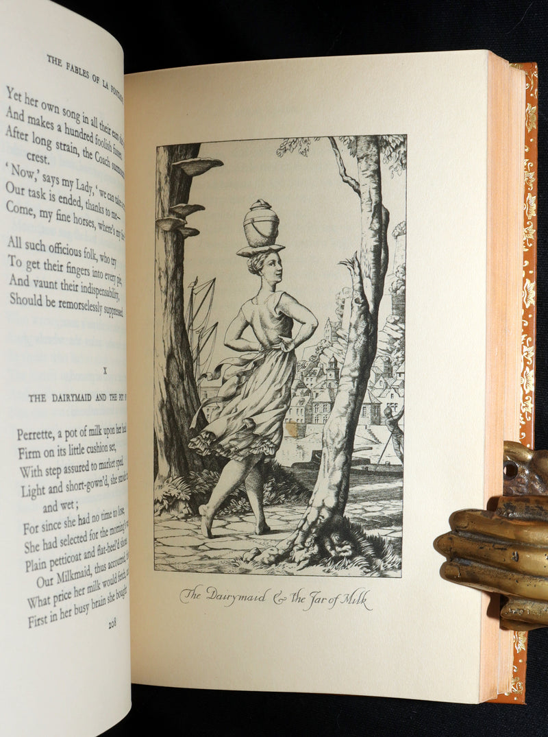 1933 Bayntun Binding- The Fables of De La Fontaine illustrated by Stephen Gooden