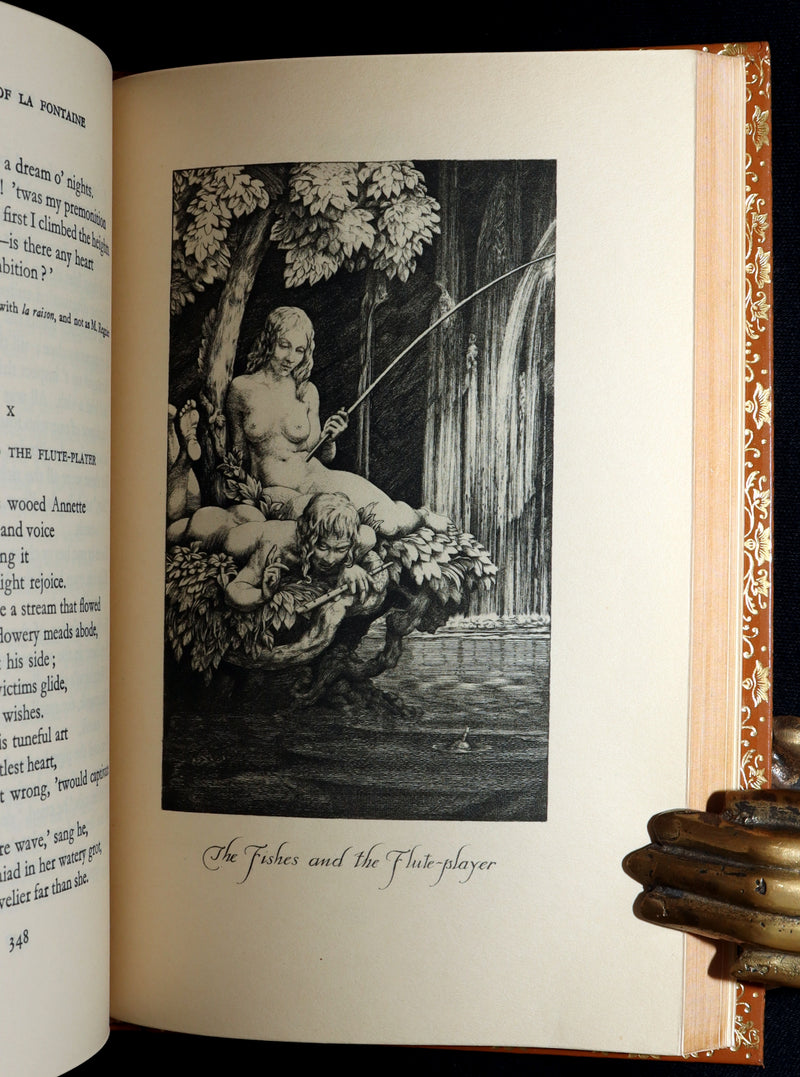 1933 Bayntun Binding- The Fables of De La Fontaine illustrated by Stephen Gooden