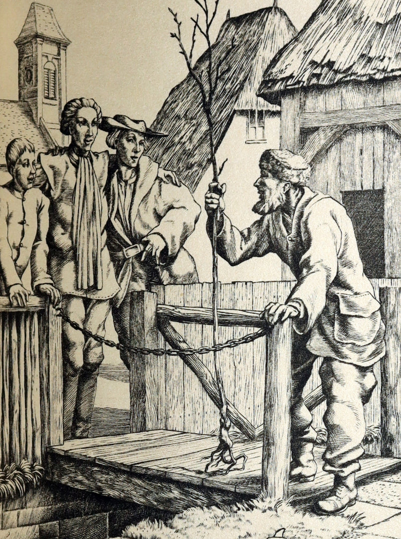 1933 Bayntun Binding- The Fables of De La Fontaine illustrated by Stephen Gooden