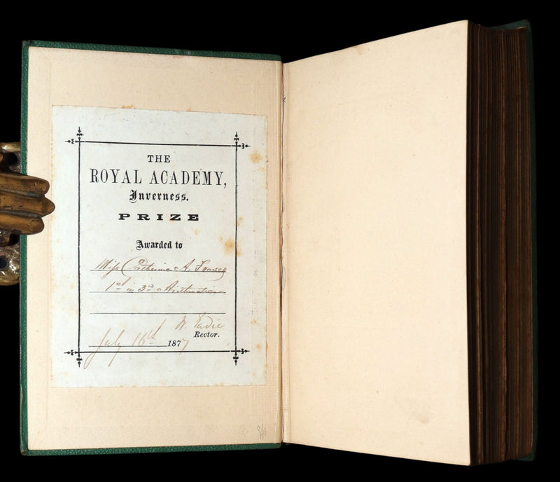 1872 Rare Book - Winter Evenings, Tales of Travellers by Maria Hack, Illustrated