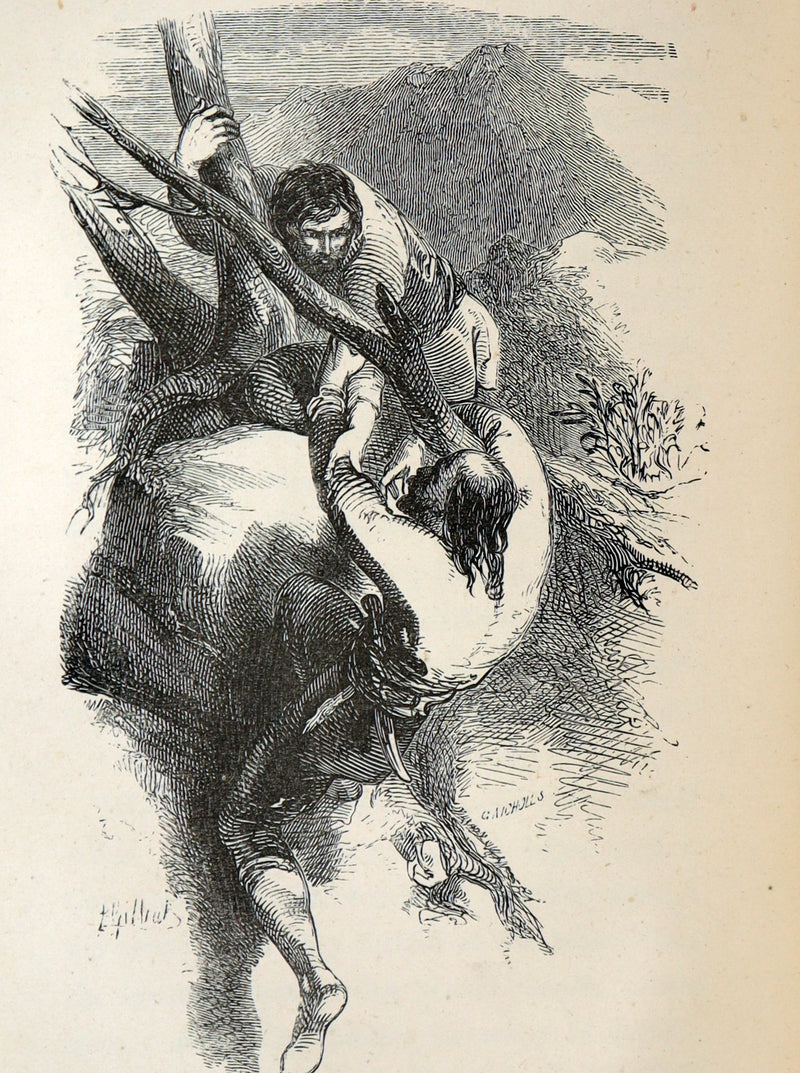 1872 Rare Book - Winter Evenings, Tales of Travellers by Maria Hack, Illustrated