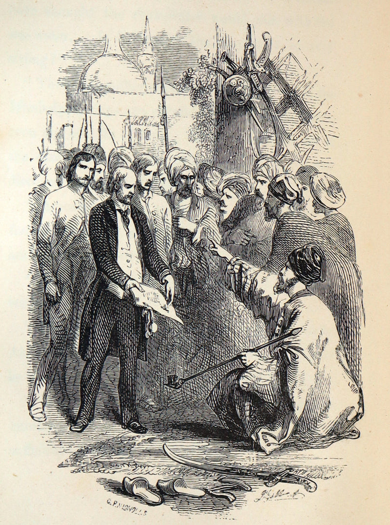 1872 Rare Book - Winter Evenings, Tales of Travellers by Maria Hack, Illustrated