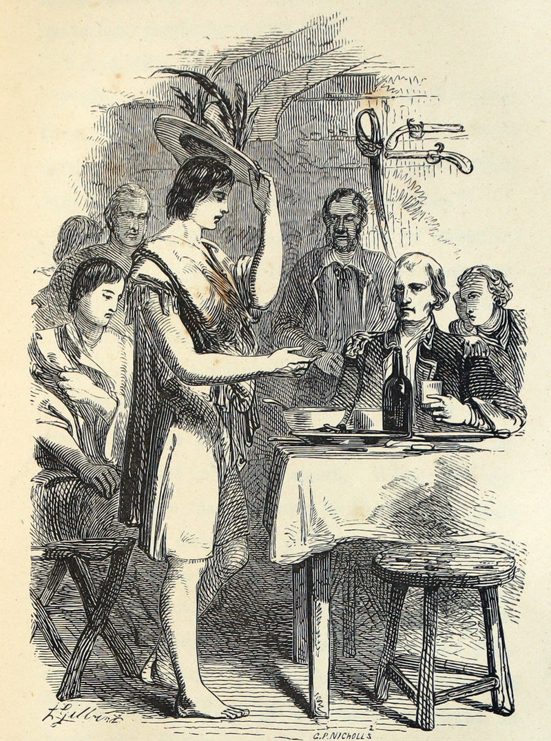 1872 Rare Book - Winter Evenings, Tales of Travellers by Maria Hack, Illustrated