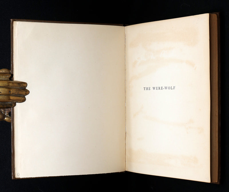 1896 Rare First Edition - The Were-Wolf by Clemence Housman. Illustrated