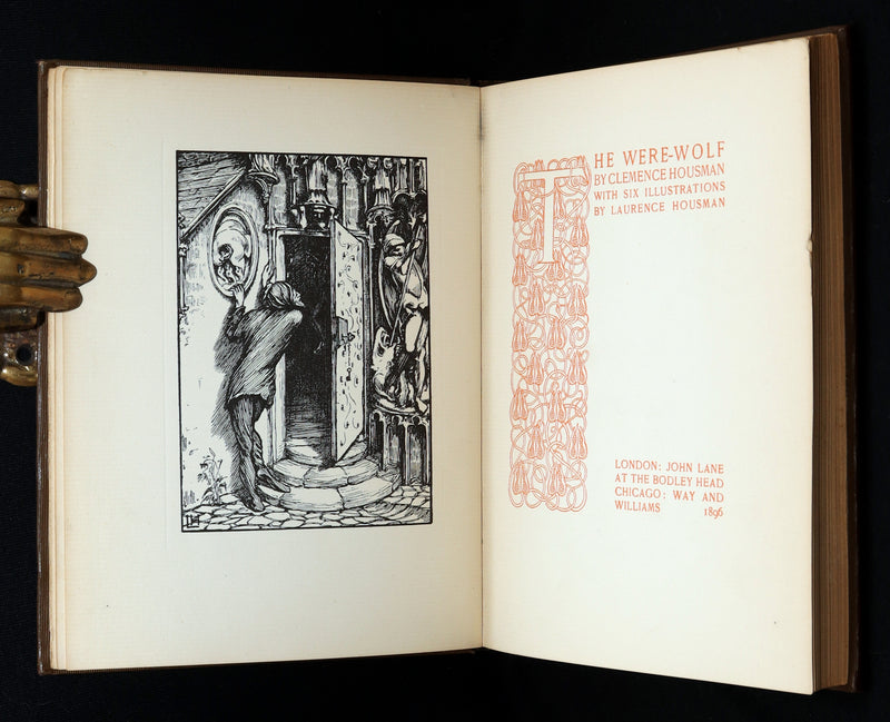 1896 Rare First Edition - The Were-Wolf by Clemence Housman. Illustrated