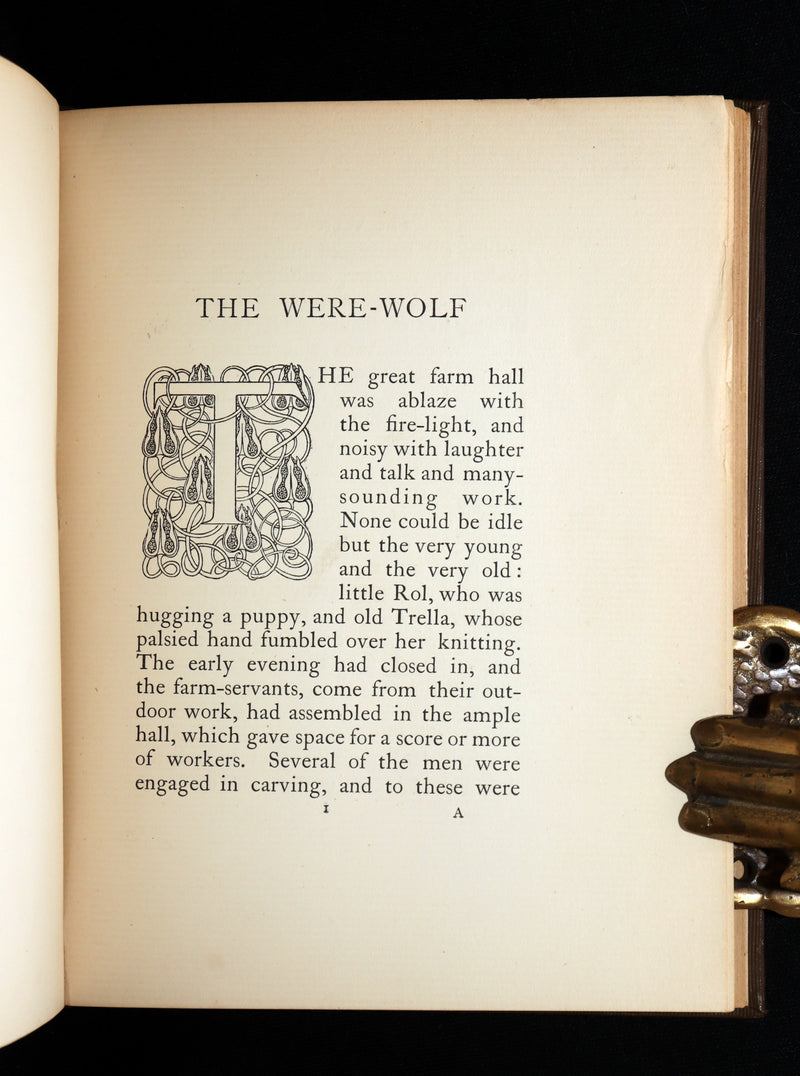 1896 Rare First Edition - The Were-Wolf by Clemence Housman. Illustrated