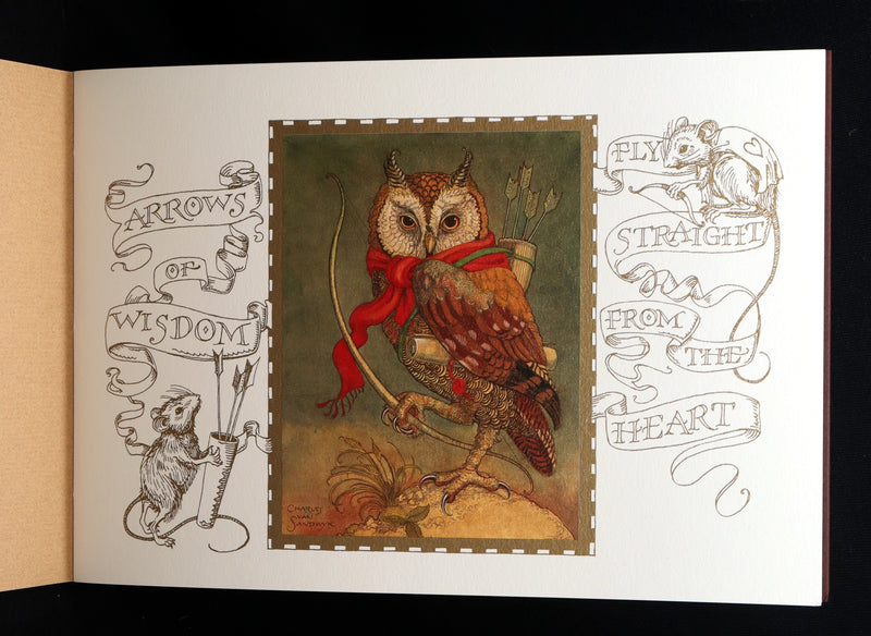 2021 Rare book - Animal Wisdom written and illustrated by Charles van Sandwyk