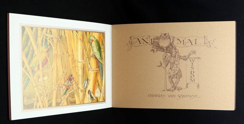 2021 Rare book - Animal Wisdom written and illustrated by Charles van Sandwyk