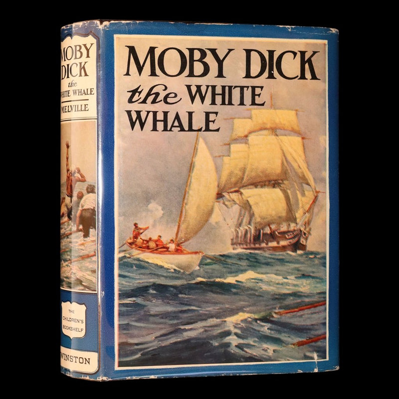 1931 Rare Book in Dust Jacket - Moby Dick Illustrated by Anton Otto Fischer