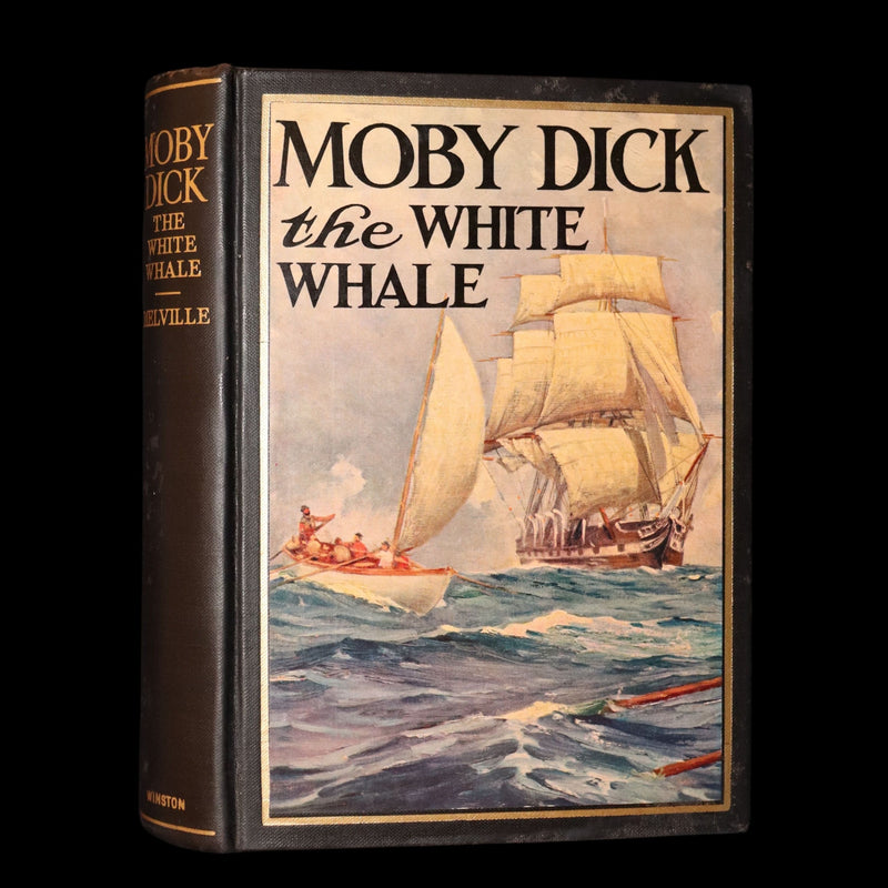1931 Rare Book in Dust Jacket - Moby Dick Illustrated by Anton Otto Fischer