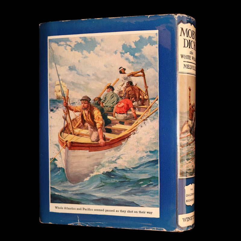 1931 Rare Book in Dust Jacket - Moby Dick Illustrated by Anton Otto Fischer