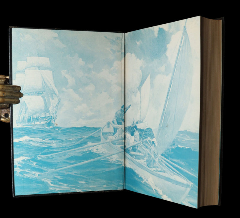 1931 Rare Book in Dust Jacket - Moby Dick Illustrated by Anton Otto Fischer