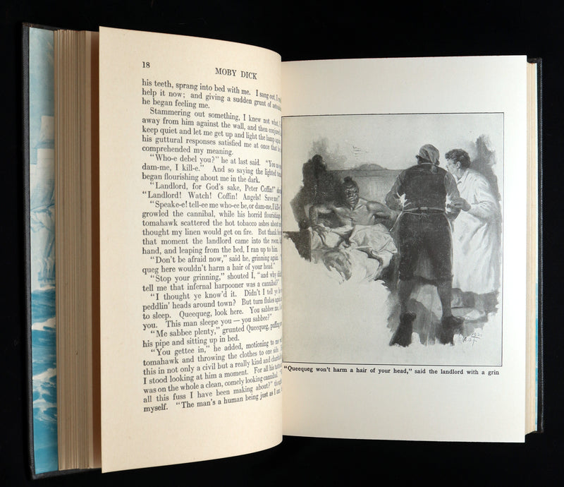 1931 Rare Book in Dust Jacket - Moby Dick Illustrated by Anton Otto Fischer