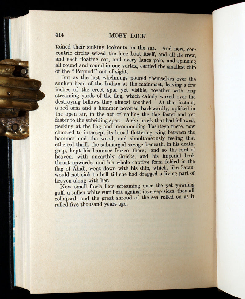 1931 Rare Book in Dust Jacket - Moby Dick Illustrated by Anton Otto Fischer