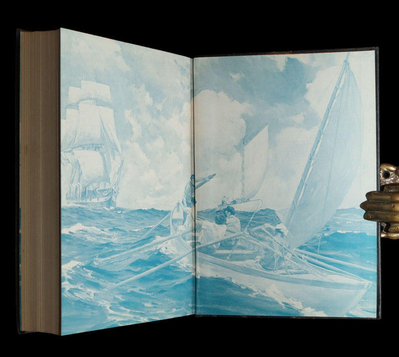 1931 Rare Book in Dust Jacket - Moby Dick Illustrated by Anton Otto Fischer