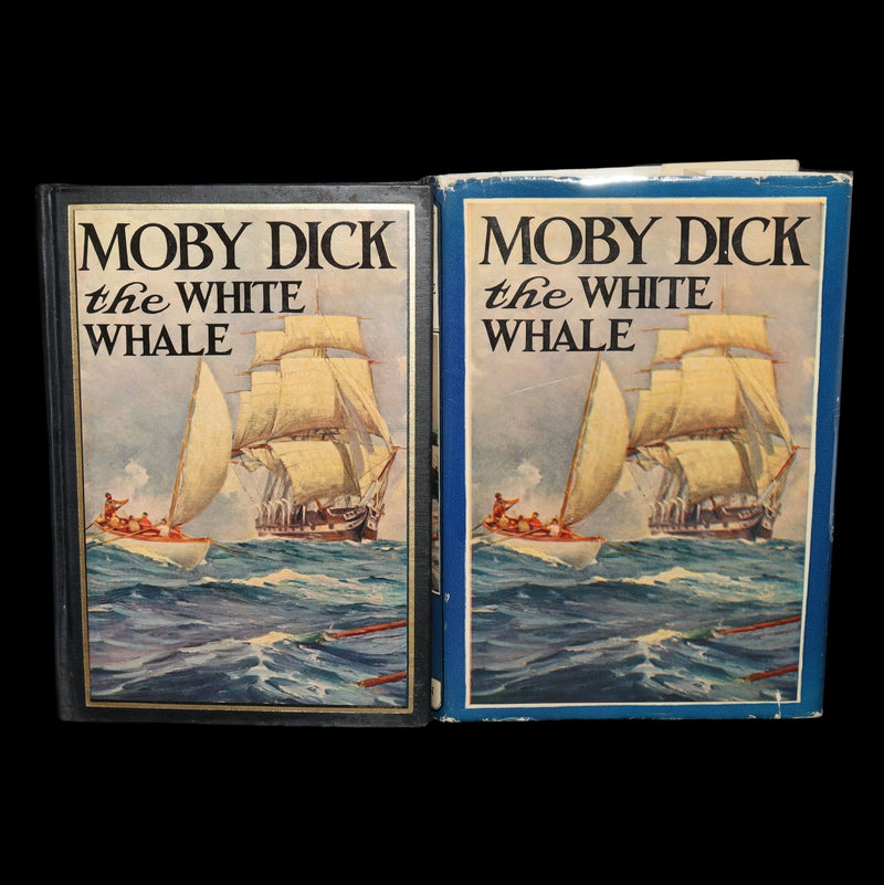 1931 Rare Book in Dust Jacket - Moby Dick Illustrated by Anton Otto Fischer