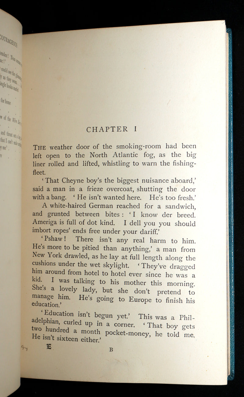 1897 First Edition bound by Asprey - Captains Courageous by Rudyard Kipling