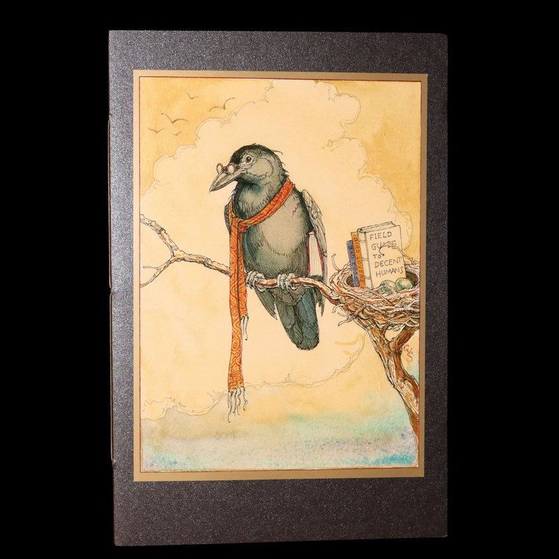 2018 Scarce Triptych - Splendid Crow Field Guide to Decent Humans by van Sandwyk