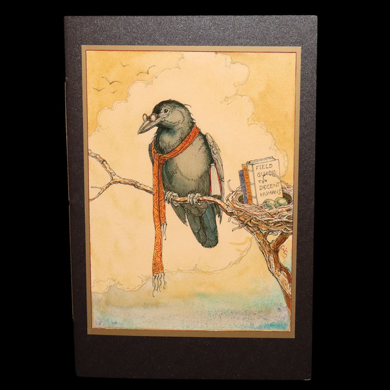 2018 Scarce Triptych - Splendid Crow Field Guide to Decent Humans by van Sandwyk