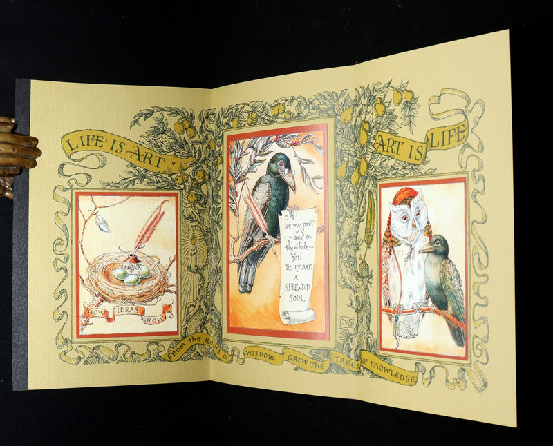 2018 Scarce Triptych - Splendid Crow Field Guide to Decent Humans by van Sandwyk