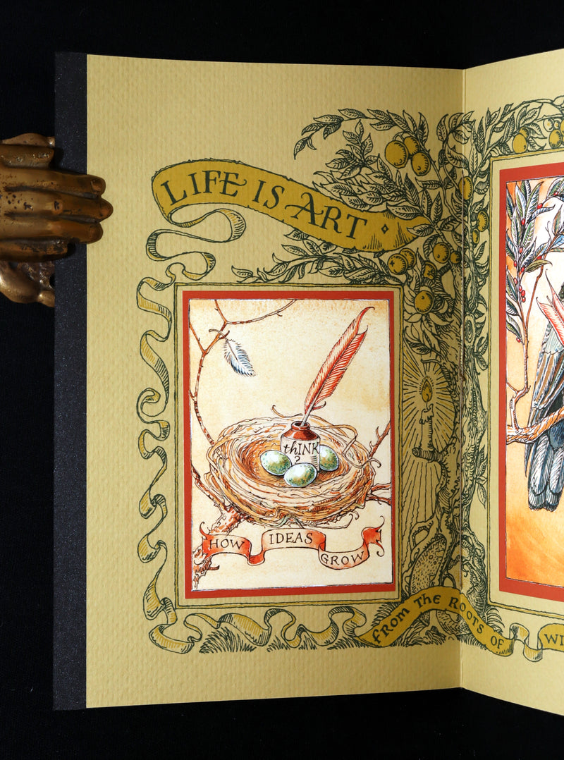 2018 Scarce Triptych - Splendid Crow Field Guide to Decent Humans by van Sandwyk