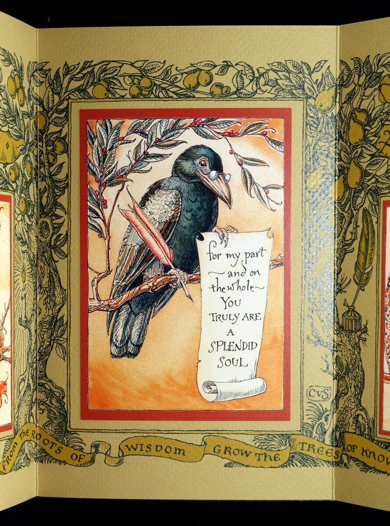 2018 Scarce Triptych - Splendid Crow Field Guide to Decent Humans by van Sandwyk