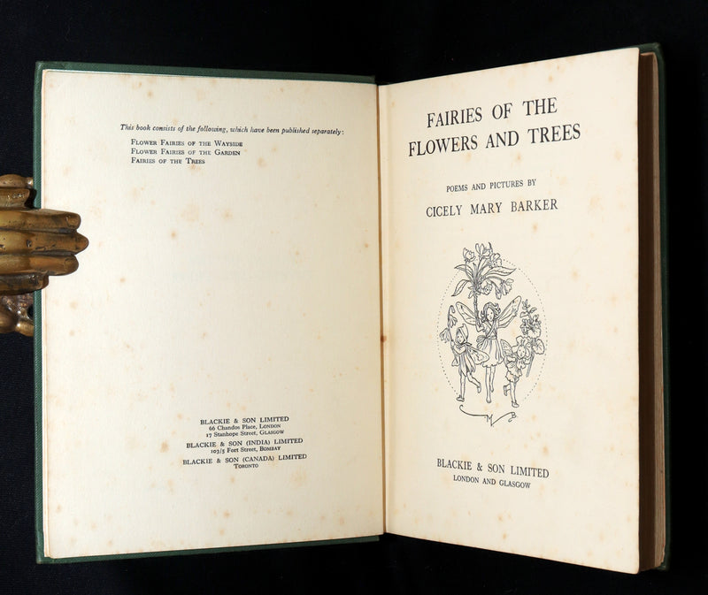 1950 First Edition - Fairies of the Flowers and Trees by Cicely Mary Barker
