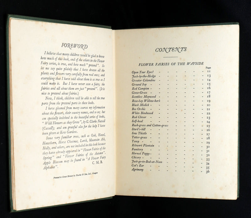 1950 First Edition - Fairies of the Flowers and Trees by Cicely Mary Barker