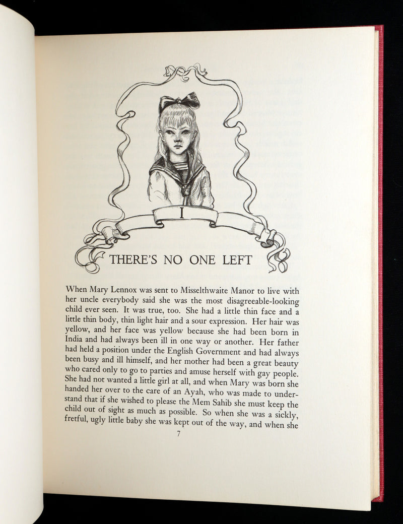 1962 Tasha Tudor First Illustrated Edition - The Secret Garden by F. H. Burnett