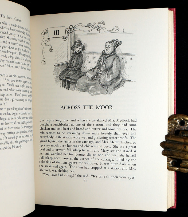 1962 Tasha Tudor First Illustrated Edition - The Secret Garden by F. H. Burnett
