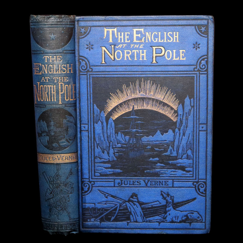 1875 First English Edition - The English at the North Pole by Jules Verne